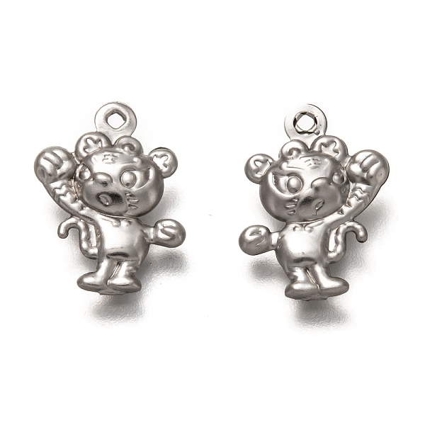 PandaHall 304 Stainless Steel Pendants, Tiger, Stainless Steel Color, 17x12x4mm, Hole: 1.2mm 304 Stainless Steel Tiger
PandaHall 304 Stainless Steel Pendants, Tiger, Stainless Steel Color, 17x12x4mm, Hole: 1.2mm 304 Stainless Steel Tiger