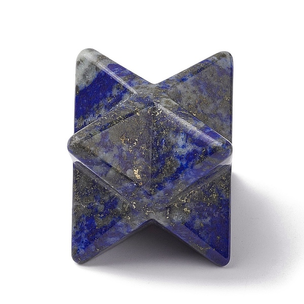 PandaHall Natural Lapis Lazuli Sculpture Healing Crystal Merkaba Star Ornament, Home Office Desk Decoration, 29.5~30x29~29.5x29~29.5mm Lapis...
PandaHall Natural Lapis Lazuli Sculpture Healing Crystal Merkaba Star Ornament, Home Office Desk Decoration, 29.5~30x29~29.5x29~29.5mm Lapis...