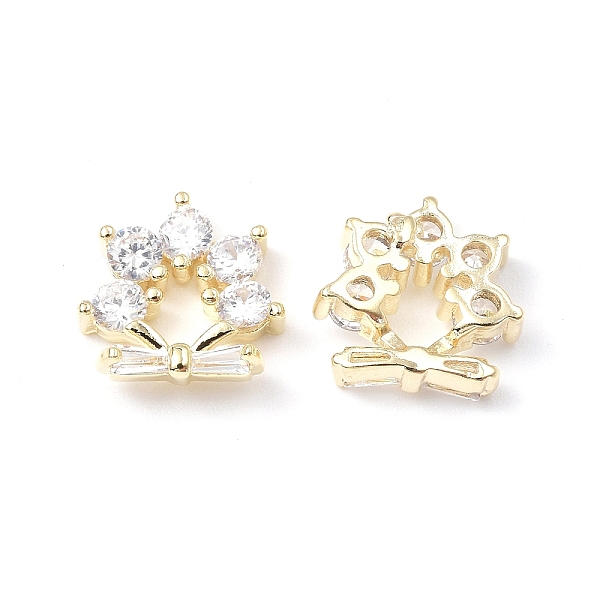 PandaHall Brass Micro Pave Clear Cubic Zirconia Cabochons, Flower, Real 18K Gold Plated, 10x10.5x3mm Brass+Cubic Zirconia Flower Clear
PandaHall Brass Micro Pave Clear Cubic Zirconia Cabochons, Flower, Real 18K Gold Plated, 10x10.5x3mm Brass+Cubic Zirconia Flower Clear