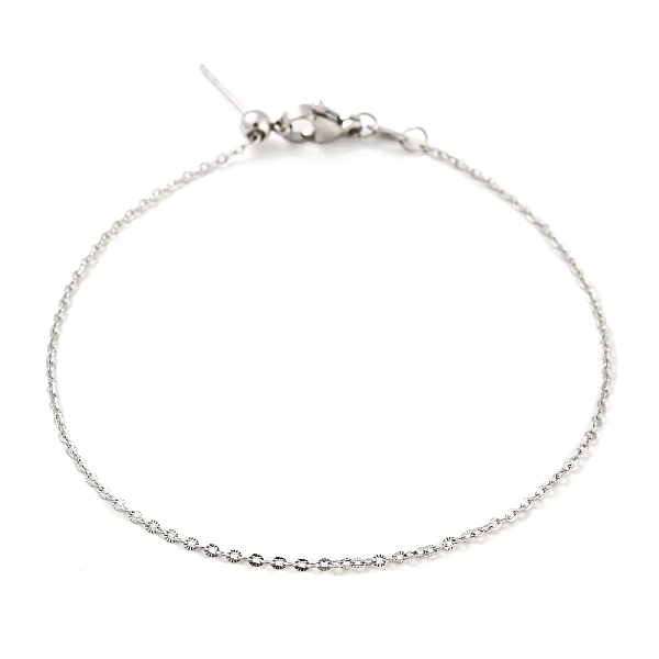 PandaHall 304 Stainless Steel Add a Bead Adjustable Texture Cable Chains Bracelets for Women, Stainless Steel Color, 21.4x0.2cm 304...
PandaHall 304 Stainless Steel Add a Bead Adjustable Texture Cable Chains Bracelets for Women, Stainless Steel Color, 21.4x0.2cm 304...