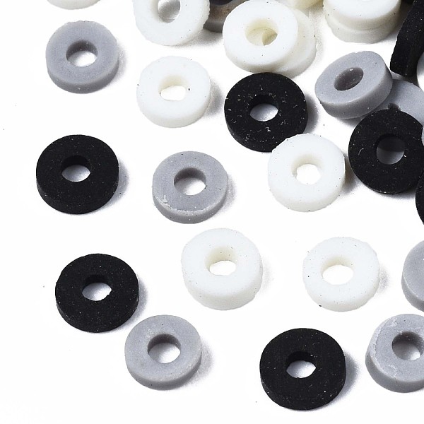 PandaHall Handmade Polymer Clay Beads, Heishi Beads, Disc/Flat Round, Mixed Color, 4x0.5~1.5mm, Hole: 1.5mm, about 66600pcs/1000g Polymer..., Multicolor
PandaHall Handmade Polymer Clay Beads, Heishi Beads, Disc/Flat Round, Mixed Color, 4x0.5~1.5mm, Hole: 1.5mm, about 66600pcs/1000g Polymer..., Multicolor