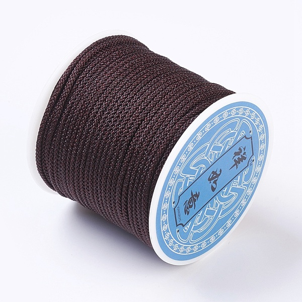 PandaHall Braided Nylon Cords, Coconut Brown, 2x1mm, about 43.74 yards(40m)/roll Nylon Brown
PandaHall Braided Nylon Cords, Coconut Brown, 2x1mm, about 43.74 yards(40m)/roll Nylon Brown