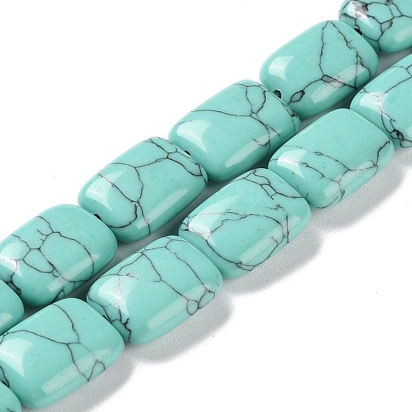 PandaHall Synthetic Turquoise Beads Strands, Rectangle, 14~15x10~11x5~5.5mm, Hole: 1~1.2mm, about 28pcs/strand, 16.02 inch(40.7cm) Synthetic...
PandaHall Synthetic Turquoise Beads Strands, Rectangle, 14~15x10~11x5~5.5mm, Hole: 1~1.2mm, about 28pcs/strand, 16.02 inch(40.7cm) Synthetic...