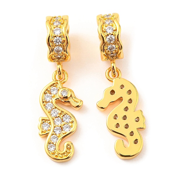 PandaHall Brass Micro Pave Cubic Zirconia Pendents, Lead Free & Cadmium Free, Sea Horse, Real 18K Gold Plated, 17.5mm, Pendent: 17x8x2mm..., Clear
PandaHall Brass Micro Pave Cubic Zirconia Pendents, Lead Free & Cadmium Free, Sea Horse, Real 18K Gold Plated, 17.5mm, Pendent: 17x8x2mm..., Clear