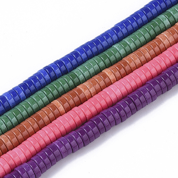 PandaHall Natural Agate Beads Strands, Dyed, Heishi Beads, Flat Round/Disc, Mixed Color, 4x1mm, Hole: 1mm, about 250~329pcs/strand, 15.7..., Multicolor
PandaHall Natural Agate Beads Strands, Dyed, Heishi Beads, Flat Round/Disc, Mixed Color, 4x1mm, Hole: 1mm, about 250~329pcs/strand, 15.7..., Multicolor