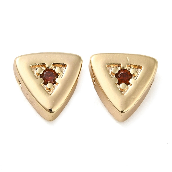 PandaHall Real 18K Gold Plated Brass Micro Pave Cubic Zirconia Bead, Triangle, Coconut Brown, 7.5x8x3.5mm, Hole: 1mm Brass+Cubic Zirconia...
PandaHall Real 18K Gold Plated Brass Micro Pave Cubic Zirconia Bead, Triangle, Coconut Brown, 7.5x8x3.5mm, Hole: 1mm Brass+Cubic Zirconia...