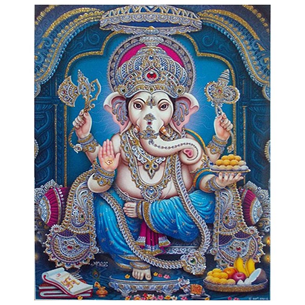 PandaHall Hindu Elephant God Lord Ganesh Statue Religion Theme DIY Diamond Painting Kit, Including Resin Rhinestones Bag, Diamond Sticky Pen...
PandaHall Hindu Elephant God Lord Ganesh Statue Religion Theme DIY Diamond Painting Kit, Including Resin Rhinestones Bag, Diamond Sticky Pen...