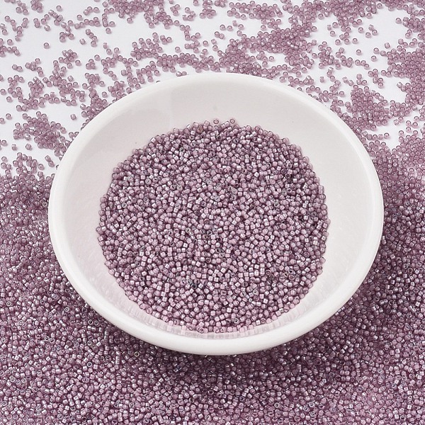 PandaHall MIYUKI Delica Beads, Cylinder, Japanese Seed Beads, 11/0, (DB1791) White Lined Smoky Amethyst AB, 1.3x1.6mm, Hole: 0.8mm, about..., Purple
PandaHall MIYUKI Delica Beads, Cylinder, Japanese Seed Beads, 11/0, (DB1791) White Lined Smoky Amethyst AB, 1.3x1.6mm, Hole: 0.8mm, about..., Purple