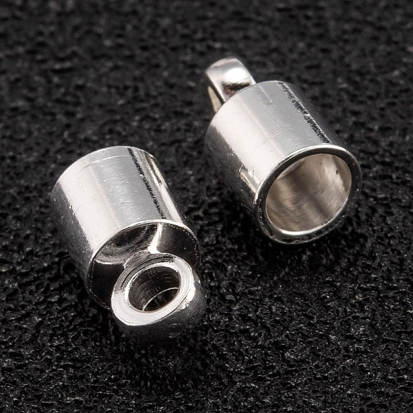 PandaHall Brass Cord Ends, End Caps, Long-Lasting Plated, Column, 925 Sterling Silver Plated, 8x4.5mm, Hole: 1.8mm, Inner Diameter: 3mm...
PandaHall Brass Cord Ends, End Caps, Long-Lasting Plated, Column, 925 Sterling Silver Plated, 8x4.5mm, Hole: 1.8mm, Inner Diameter: 3mm...