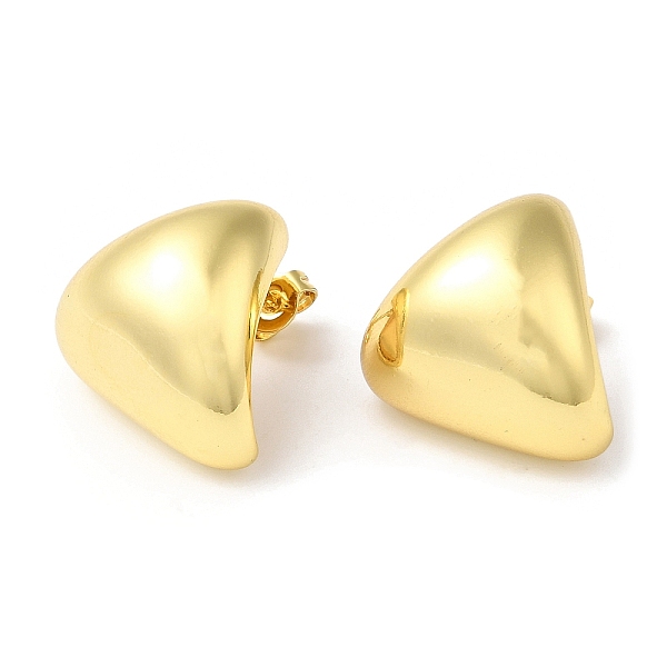 PandaHall Rack Plating Brass Twist Triangle Stud Earrings, Real 18K Gold Plated, 18x19mm Brass Triangle
PandaHall Rack Plating Brass Twist Triangle Stud Earrings, Real 18K Gold Plated, 18x19mm Brass Triangle