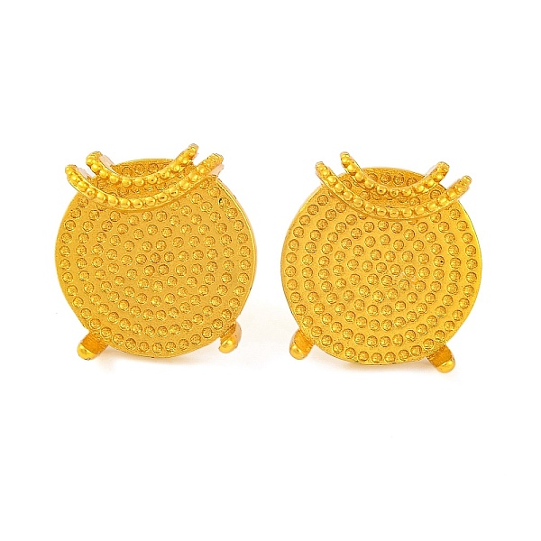 PandaHall Brass Stud Earring Findings with Round Tray, Lead Free & Cadmium Free, Golden, 15x14mm, Pin: 13x1mm Brass Flat Round
PandaHall Brass Stud Earring Findings with Round Tray, Lead Free & Cadmium Free, Golden, 15x14mm, Pin: 13x1mm Brass Flat Round