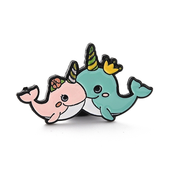 PandaHall Double Narwhal Enamel Pin, Ocean Animal Alloy Enamel Brooch for Backpack Clothes, Electrophoresis Black, Sea Green, 17.5x30.5x10mm...
PandaHall Double Narwhal Enamel Pin, Ocean Animal Alloy Enamel Brooch for Backpack Clothes, Electrophoresis Black, Sea Green, 17.5x30.5x10mm...