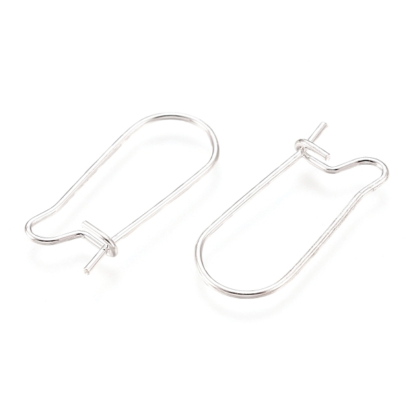 PandaHall 304 Stainless Steel Hoop Earring Findings, Kidney Ear Wire, Silver, 20x11x0.7mm, 21 Gauge, Pin: 0.7mm 304 Stainless Steel
PandaHall 304 Stainless Steel Hoop Earring Findings, Kidney Ear Wire, Silver, 20x11x0.7mm, 21 Gauge, Pin: 0.7mm 304 Stainless Steel