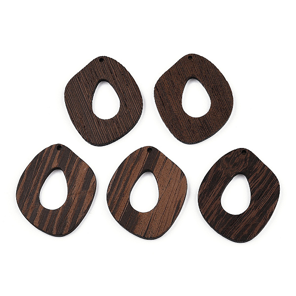PandaHall Natural Wenge Wood Pendants, Undyed, Irregular Oval Charms, Coconut Brown, 47.5x40x3.5mm, Hole: 2mm Wood Oval
PandaHall Natural Wenge Wood Pendants, Undyed, Irregular Oval Charms, Coconut Brown, 47.5x40x3.5mm, Hole: 2mm Wood Oval