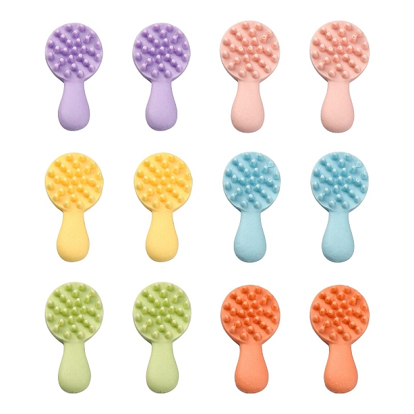 PandaHall 60Pcs 6 Colors Resin Canochons, Comb, Mixed Color, 25x13.5mm Resin Others Multicolor
PandaHall 60Pcs 6 Colors Resin Canochons, Comb, Mixed Color, 25x13.5mm Resin Others Multicolor
