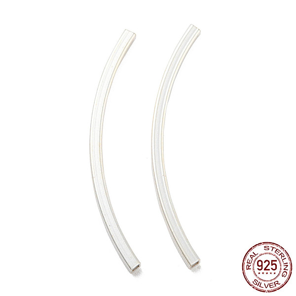PandaHall 925 Sterling Silver Tube Beads, Curved Tube, Silver, 29.5x5x1.5mm, Hole: 1mm Sterling Silver Tube
PandaHall 925 Sterling Silver Tube Beads, Curved Tube, Silver, 29.5x5x1.5mm, Hole: 1mm Sterling Silver Tube