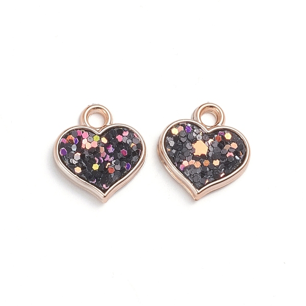 PandaHall CCB Plastic Pendants, with Paillette, Heart, Black, 17x15.5x3mm, Hole: 3mm Plastic Heart Black
PandaHall CCB Plastic Pendants, with Paillette, Heart, Black, 17x15.5x3mm, Hole: 3mm Plastic Heart Black