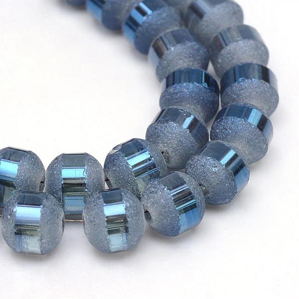 PandaHall Electroplate Glass Bead Strands, Frosted, Rainbow Plated, Round, Marine Blue, 6~6.5mm, Hole: 1mm, about 100pcs/strand, 23.6 inch...
PandaHall Electroplate Glass Bead Strands, Frosted, Rainbow Plated, Round, Marine Blue, 6~6.5mm, Hole: 1mm, about 100pcs/strand, 23.6 inch...