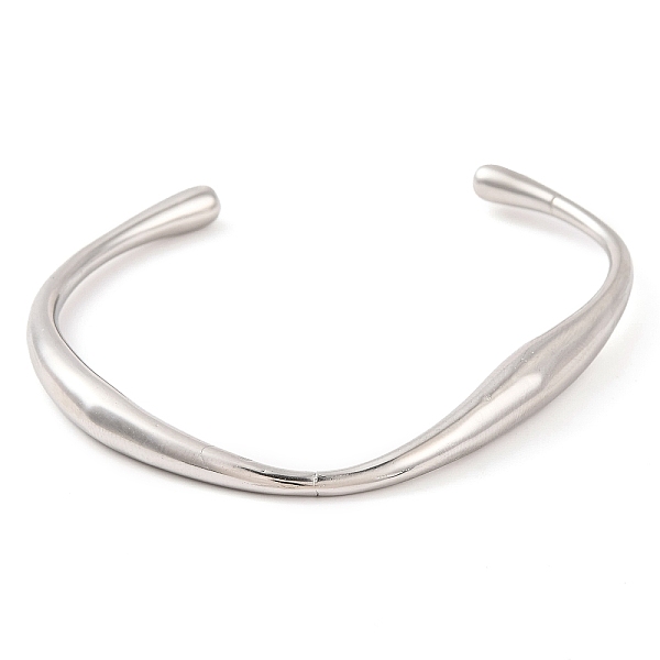 PandaHall 304 Stainless Steel Open Cuff Bangles for Women, Stainless Steel Color, Inner Diameter: 2-1/4 inch(5.7cm), 6.5mm 304 Stainless...
PandaHall 304 Stainless Steel Open Cuff Bangles for Women, Stainless Steel Color, Inner Diameter: 2-1/4 inch(5.7cm), 6.5mm 304 Stainless...