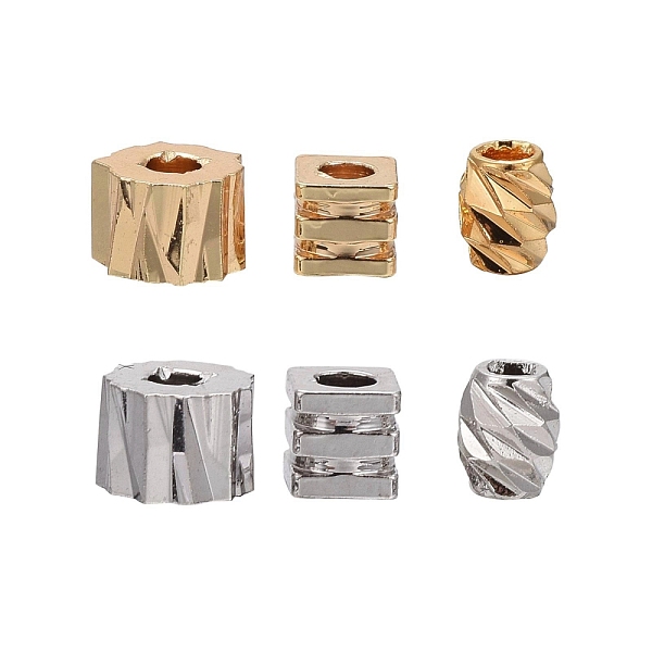 PandaHall 60Pcs 3 Style Brass Spacer Beads, Grooved Beads, Nickel Free, Cube & Column & Barrel, Real 18K Gold Plated & Real Platinum Plated...
PandaHall 60Pcs 3 Style Brass Spacer Beads, Grooved Beads, Nickel Free, Cube & Column & Barrel, Real 18K Gold Plated & Real Platinum Plated...