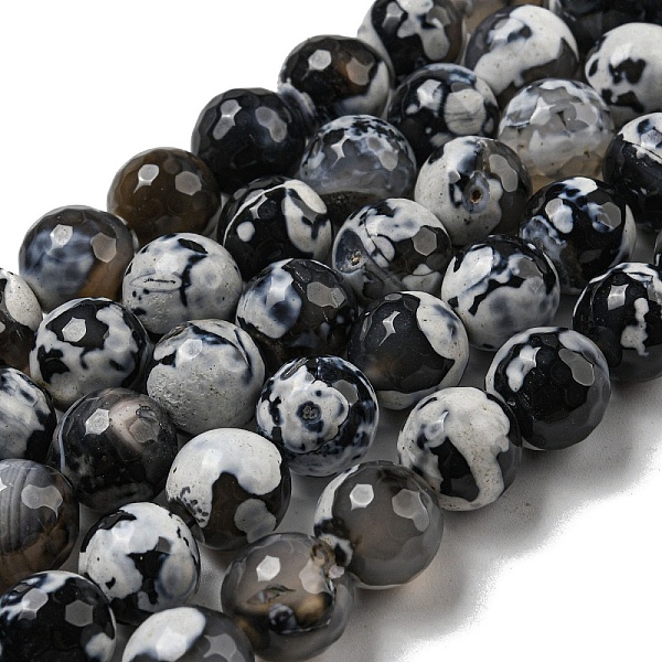 PandaHall Faceted Natural Fire Crackle Agate Beads Strands, Round, Dyed & Heated, Black, 11.5mm, Hole: 1.6mm, about 31pcs/strand, 14.76''...
PandaHall Faceted Natural Fire Crackle Agate Beads Strands, Round, Dyed & Heated, Black, 11.5mm, Hole: 1.6mm, about 31pcs/strand, 14.76''...