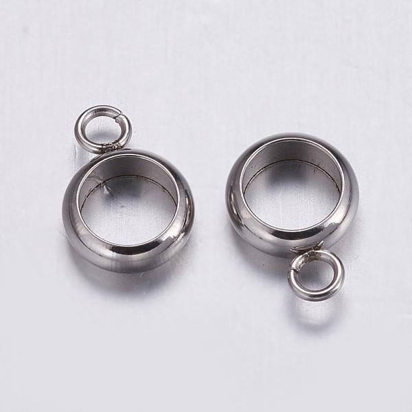 PandaHall 304 Stainless Steel Tube Bails, Loop Bails, Ring, Stainless Steel Color, 10x7x2.5mm, Hole: 1.6mm, Inner Diameter: 5mm 304...
PandaHall 304 Stainless Steel Tube Bails, Loop Bails, Ring, Stainless Steel Color, 10x7x2.5mm, Hole: 1.6mm, Inner Diameter: 5mm 304...