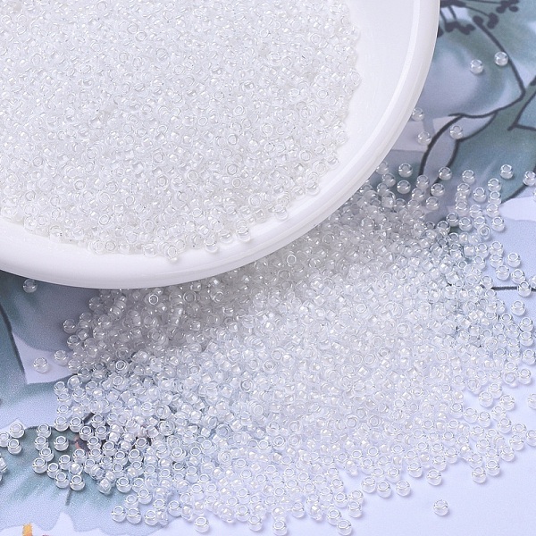 PandaHall MIYUKI Round Rocailles Beads, Japanese Seed Beads, (RR1104) White Lined Crystal, 11/0, 2x1.3mm, Hole: 0.8mm, about 1100pcs/bottle...
PandaHall MIYUKI Round Rocailles Beads, Japanese Seed Beads, (RR1104) White Lined Crystal, 11/0, 2x1.3mm, Hole: 0.8mm, about 1100pcs/bottle...