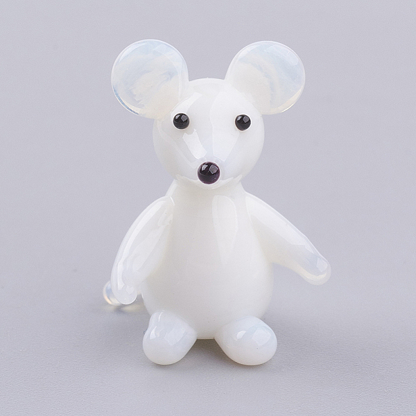 PandaHall Home Decorations, Handmade Lampwork Display Decorations, Mouse, White, 16x15x21mm Lampwork Mouse White
PandaHall Home Decorations, Handmade Lampwork Display Decorations, Mouse, White, 16x15x21mm Lampwork Mouse White