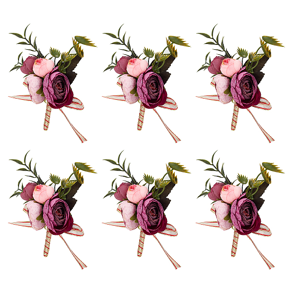 PandaHall Cloth Artificial Flower Brooch, with PVC Findings & Iron Pins, Wedding Accessories, Medium Violet Red, 145x70x44mm Cloth
PandaHall Cloth Artificial Flower Brooch, with PVC Findings & Iron Pins, Wedding Accessories, Medium Violet Red, 145x70x44mm Cloth