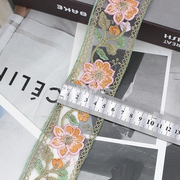 PandaHall 15 Yards Polyester Embroidery Flower Ribbon, for Crafts Wedding Gift Wrapping, Misty Rose, 2 inch(50mm) Polyester Flower
PandaHall 15 Yards Polyester Embroidery Flower Ribbon, for Crafts Wedding Gift Wrapping, Misty Rose, 2 inch(50mm) Polyester Flower