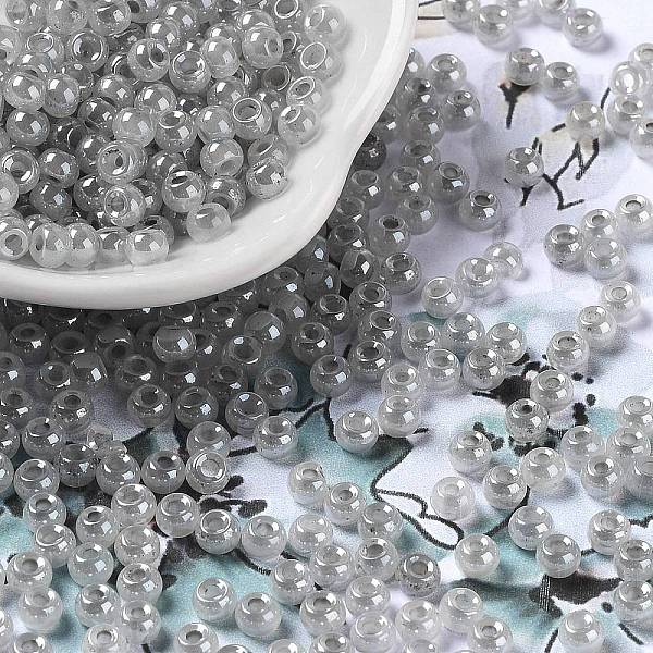 PandaHall Glass Seed Beads, Ceylon, Round Hole, Round, Silver, 4x3mm, Hole: 1.5mm, 7500pcs/pound Glass Silver
PandaHall Glass Seed Beads, Ceylon, Round Hole, Round, Silver, 4x3mm, Hole: 1.5mm, 7500pcs/pound Glass Silver