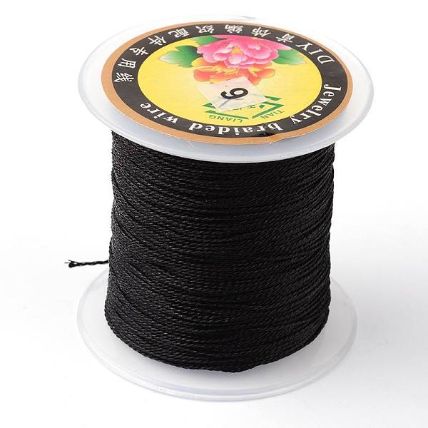 PandaHall Round Metallic Thread, Embroidery Thread, 9-Ply, Black, 0.8mm, about 65.61 yards(60m)/roll Fibre Black
PandaHall Round Metallic Thread, Embroidery Thread, 9-Ply, Black, 0.8mm, about 65.61 yards(60m)/roll Fibre Black