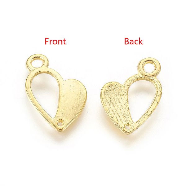 PandaHall Alloy Pendants, Heart, Golden, Lead Free and Cadmium Free, 17x10x1mm, Hole: 1mm Alloy Heart
PandaHall Alloy Pendants, Heart, Golden, Lead Free and Cadmium Free, 17x10x1mm, Hole: 1mm Alloy Heart