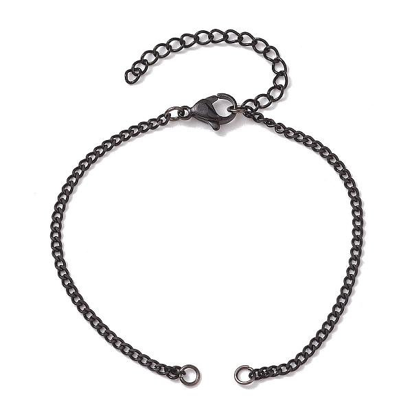 PandaHall 304 Stainless Steel Chain Bracelet Making, with Jump Rings and Lobster Claw Clasps, Gunmetal, 6-3/4 inch(17cm) 304 Stainless Steel
PandaHall 304 Stainless Steel Chain Bracelet Making, with Jump Rings and Lobster Claw Clasps, Gunmetal, 6-3/4 inch(17cm) 304 Stainless Steel