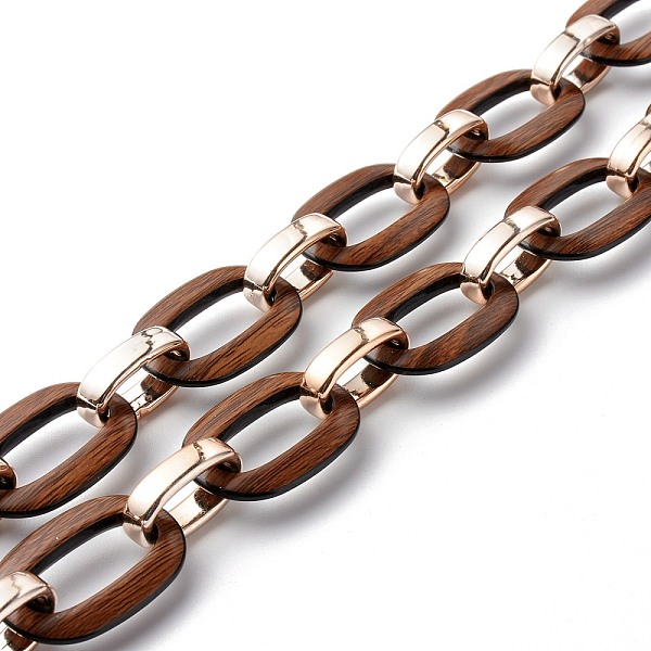 PandaHall Hnadmade Link Chains, with CCB Plastic Linking Rings and Acrylic Linking Rings, Oval, Coconut Brown, 35x24x4mm and 24.5x15x6mm...
PandaHall Hnadmade Link Chains, with CCB Plastic Linking Rings and Acrylic Linking Rings, Oval, Coconut Brown, 35x24x4mm and 24.5x15x6mm...