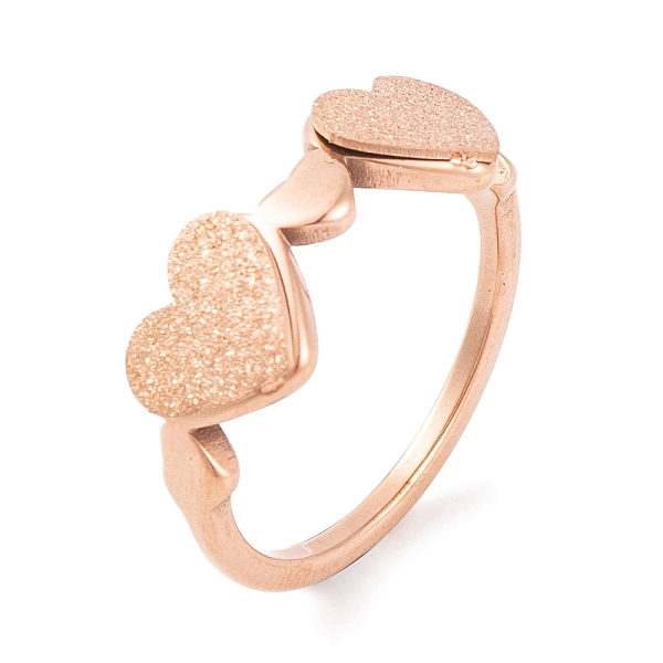 PandaHall 304 Stainless Steel Heart Finger Ring for Women, Rose Gold, 7mm, US Size 6~9(16.5~18.9mm) 304 Stainless Steel Heart
PandaHall 304 Stainless Steel Heart Finger Ring for Women, Rose Gold, 7mm, US Size 6~9(16.5~18.9mm) 304 Stainless Steel Heart