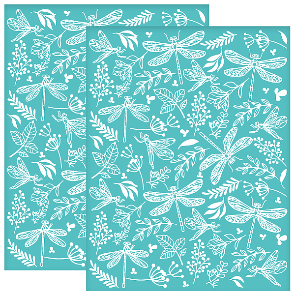 PandaHall Self-Adhesive Silk Screen Printing Stencil, for Painting on Wood, DIY Decoration T-Shirt Fabric, Turquoise, Dragonfly, 280x220mm...
PandaHall Self-Adhesive Silk Screen Printing Stencil, for Painting on Wood, DIY Decoration T-Shirt Fabric, Turquoise, Dragonfly, 280x220mm...