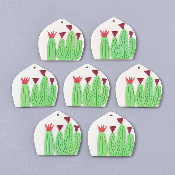 PandaHall Cellulose Acetate(Resin) Pendants, 3D Printed, Half Round, with Cactus Pattern, Lime, 31x31.5x2.5mm, Hole: 1.6mm Cellulose Acetate..., Green
PandaHall Cellulose Acetate(Resin) Pendants, 3D Printed, Half Round, with Cactus Pattern, Lime, 31x31.5x2.5mm, Hole: 1.6mm Cellulose Acetate..., Green
