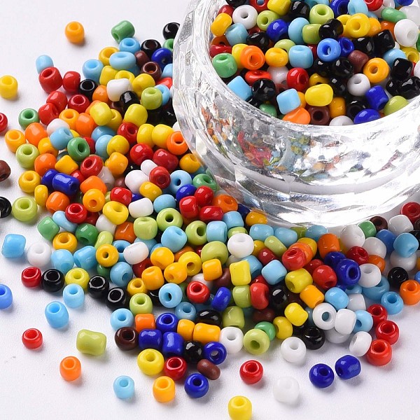 PandaHall 8/0 Glass Seed Beads, Opaque Colours Seed, Small Craft Beads for DIY Jewelry Making, Round, Round Hole, Mixed Color, 8/0, 3mm..., Multicolor
PandaHall 8/0 Glass Seed Beads, Opaque Colours Seed, Small Craft Beads for DIY Jewelry Making, Round, Round Hole, Mixed Color, 8/0, 3mm..., Multicolor