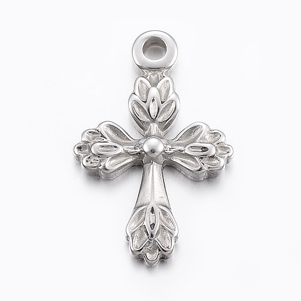 PandaHall 304 Stainless Steel Pendants, Cross, Stainless Steel Color, 26x17x3mm, Hole: 2.5mm 304 Stainless Steel Cross
PandaHall 304 Stainless Steel Pendants, Cross, Stainless Steel Color, 26x17x3mm, Hole: 2.5mm 304 Stainless Steel Cross
