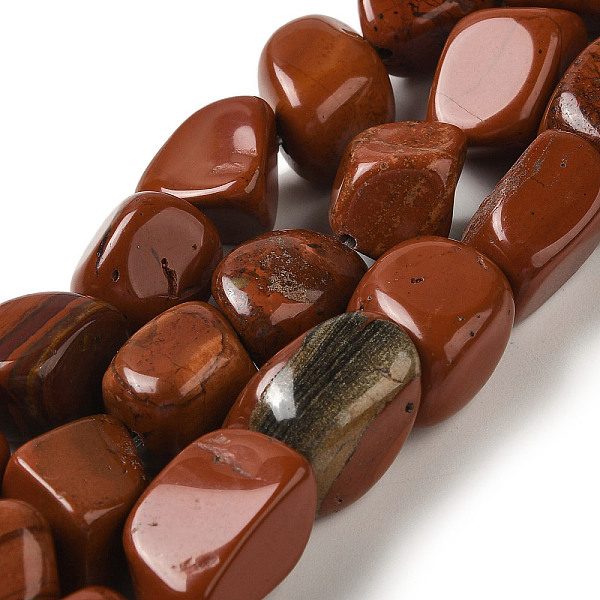 PandaHall Natural Red Jasper Beads Strands, Nuggets, Tumbled Stone, 11.5~24x9~14x6.5~11mm, Hole: 1.1mm, about 26pcs/strand, 15.35~16.06''...
PandaHall Natural Red Jasper Beads Strands, Nuggets, Tumbled Stone, 11.5~24x9~14x6.5~11mm, Hole: 1.1mm, about 26pcs/strand, 15.35~16.06''...
