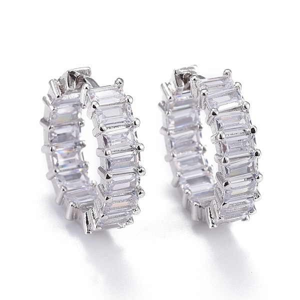 PandaHall Brass Micro Pave Cubic Zirconia Huggie Hoop Earrings, Long-Lasting Plated, Ring, Clear, Real Platinum Plated, 22x6mm, Pin: 0.9mm...
PandaHall Brass Micro Pave Cubic Zirconia Huggie Hoop Earrings, Long-Lasting Plated, Ring, Clear, Real Platinum Plated, 22x6mm, Pin: 0.9mm...