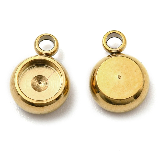 PandaHall Vacuum Plating 201 Stainless Steel Pendant Rhinestone Settings, Flat Round, Golden, Fit for Rhinestone: 4mm, 8x5.5x3mm, Hole...
PandaHall Vacuum Plating 201 Stainless Steel Pendant Rhinestone Settings, Flat Round, Golden, Fit for Rhinestone: 4mm, 8x5.5x3mm, Hole...