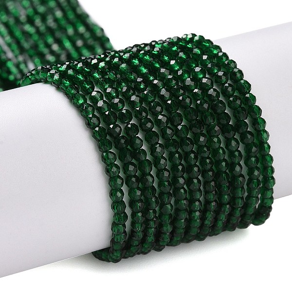 PandaHall Transparent Glass Beads Strands, Faceted Round, Dark Green, 2mm, Hole: 0.8mm, about 175pcs/strand, 14.06~14.17 inch(35.7~36cm)...
PandaHall Transparent Glass Beads Strands, Faceted Round, Dark Green, 2mm, Hole: 0.8mm, about 175pcs/strand, 14.06~14.17 inch(35.7~36cm)...
