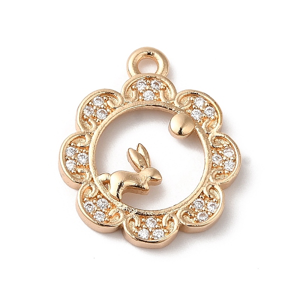 PandaHall Brass Pendants, with Clear Cubic Zirconia, Flower with Rabbit, Golden, 17.5x15x2mm, Hole: 1.5mm Brass+Cubic Zirconia Flower Clear
PandaHall Brass Pendants, with Clear Cubic Zirconia, Flower with Rabbit, Golden, 17.5x15x2mm, Hole: 1.5mm Brass+Cubic Zirconia Flower Clear