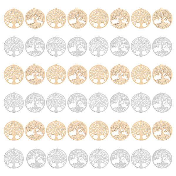 PandaHall DICOSMETIC 40Pcs 4 Styles Tree of Life Pendants Flat Round Pendants Brass Filigree Charms Family Tree Pendants Rack Plating Tree...
PandaHall DICOSMETIC 40Pcs 4 Styles Tree of Life Pendants Flat Round Pendants Brass Filigree Charms Family Tree Pendants Rack Plating Tree...