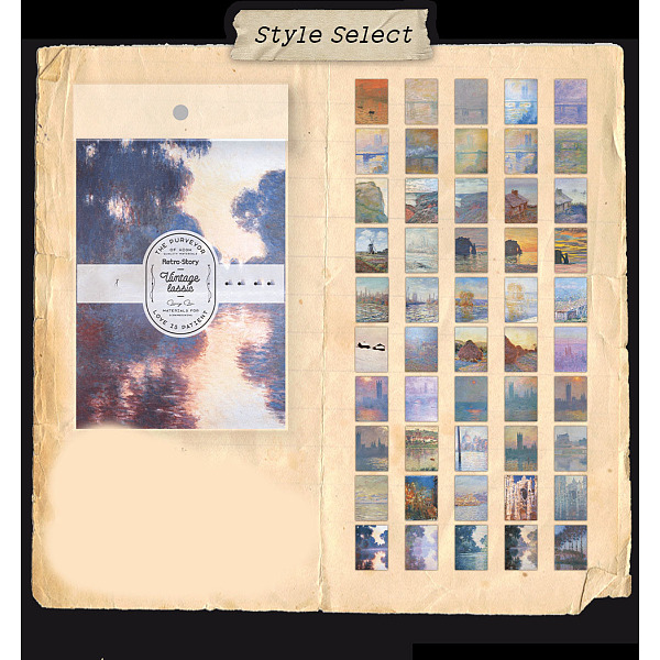 PandaHall 50Pcs Dream Theme Scrapbooking Paper, for DIY Album Scrapbook, Background Paper, Diary Decoration, Rectangle with Scenery Pattern...
PandaHall 50Pcs Dream Theme Scrapbooking Paper, for DIY Album Scrapbook, Background Paper, Diary Decoration, Rectangle with Scenery Pattern...