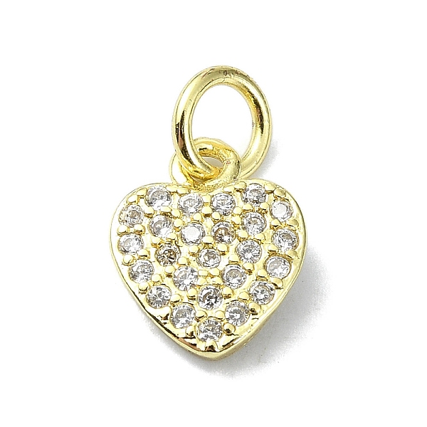 PandaHall Heart Theme Brass Micro Pave Cubic Zirconia Charms, with Jump Ring, Real 18K Gold Plated, Heart, 10x8x1.5mm, Hole: 3mm Brass+Cubic..., Clear
PandaHall Heart Theme Brass Micro Pave Cubic Zirconia Charms, with Jump Ring, Real 18K Gold Plated, Heart, 10x8x1.5mm, Hole: 3mm Brass+Cubic..., Clear