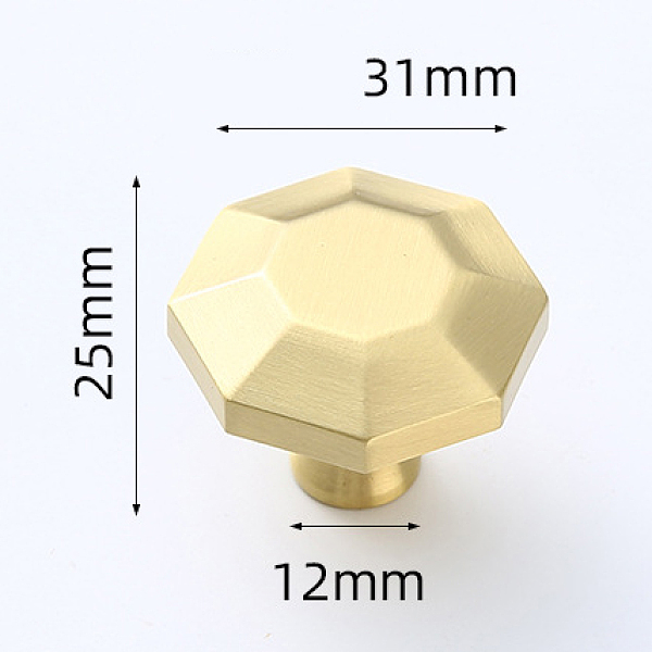 PandaHall Brass Drawer Knob, Cabinet Pulls Handles for Kitchen Cupboard Door and Bathroom Drawer Hardware, OctagonOctagon, Golden, 31x25mm...
PandaHall Brass Drawer Knob, Cabinet Pulls Handles for Kitchen Cupboard Door and Bathroom Drawer Hardware, OctagonOctagon, Golden, 31x25mm...