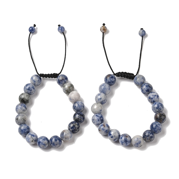 PandaHall 10mm Round Natural Blue Spot Jasper Braided Bead Bracelets, Adjustable Nylon Cord Bracelets for Women Men, Inner Diameter...
PandaHall 10mm Round Natural Blue Spot Jasper Braided Bead Bracelets, Adjustable Nylon Cord Bracelets for Women Men, Inner Diameter...